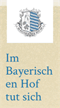 Mobile Screenshot of bayerischerhof-su-ro.de