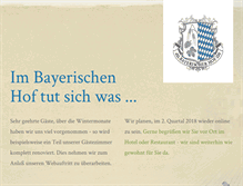 Tablet Screenshot of bayerischerhof-su-ro.de